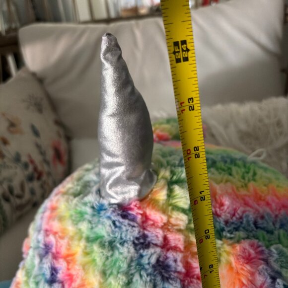 Giant 2 Ft. Tall Nanco Belly Buddies Colorful Vibrant Neon Color Unicorn Plush - Picture 7 of 8